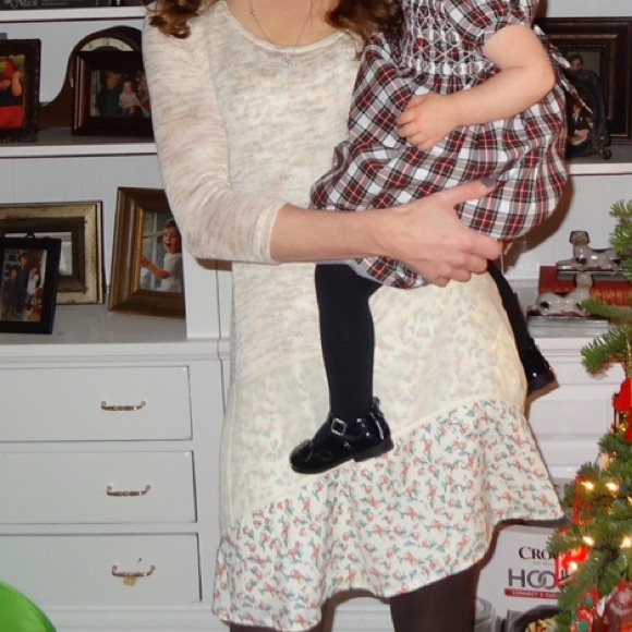 Jessica Simpson Sweater Tunic Floral Mini Dress - Picture 2 of 15